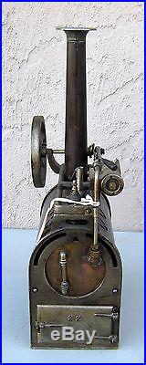Antique Weeden Steam Engine No 32 Brass Boiler Star Cover Rare #BT5