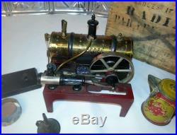 Antique vintage steam engine toy Weeden manufactured