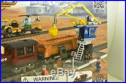 Aus25120 Imex. Ausini Elec Deluxe Train Set 964 Pcs Freight Yard Steam Engine