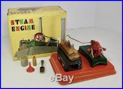 BEAUTIFUL MARX J-2734 LINEMAR STEAM ENGINE SET With ACCESSORIES AND ORIGINAL BOX