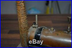 Bing Toy Steam Engine GBN Bavaria late 1800's to early 1900's Patent wood base