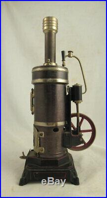 Bing Vertical Live Steam Engine Toy 1920s Vulcan Model 130/112
