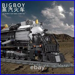 Blocks Building Set MOC Bigboy Steam Train Locomotive Brick Model Toy Kids 59005