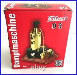 Brand new, never used WILESCO D3 toy steam engine with box 100% beautiful