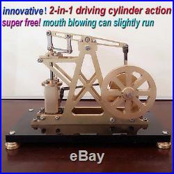 CNC Metal Steam Engine Model Toy Reciprocate Steam Engine Generator Motor Gift
