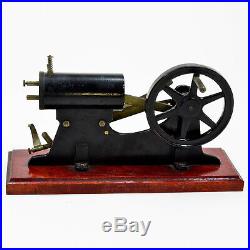 Central Scientific Steam Engine Model Demonstrator c1900 cast iron & brass wood