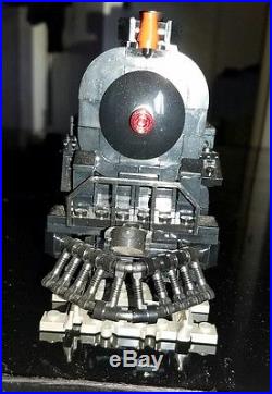 Custom Built Lego Train BerkShire 2-8-4 Coal Burning Steam Engine / 2 9V motors