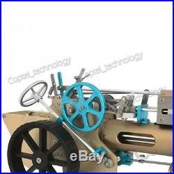 DIY Build-up Steam Engine Car Model Toy Mini Veteran Car Motor Gift Assembly Kit