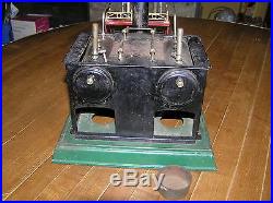 Doll Twin Boiler, Twin Cylinder #340, Live Steam Engine, Rare Germany