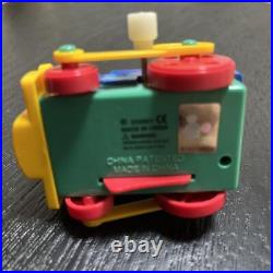 Disney Mickey Mouse Toy Gadget Steam Locomotive Collection Blue Old Retro Rare