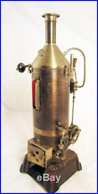 Doll steam engine 358/2 nice patina complete except burner tray made in Germany