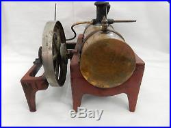 EARLY 1900s WEEDEN CAST IRON AND BRASS TOY STEAM ENGINE #14