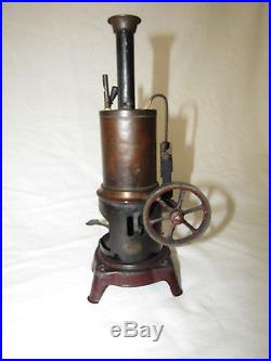 Early 20th Century Vtg Vertical Live Steam Engine Boil Toy DC Co. Germany(#4969)