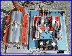 Early 1st Gen Wilesco D32 200 volt 1500w German version Live Steam engine. Video