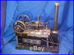 Early 20thc DOLL + Co GERMANY Stationary LOKOMOBILE Large TOY STEAM ENGINE