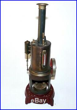 Early Antique Live Steam Engine Model Josef FALK Complete Burner Cast Iron 12.5