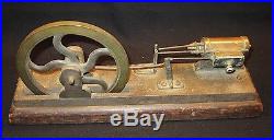 Early Partial Cast Iron & Brass Steam Engine NR