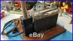Early RIVETED boiler Jensen #5 wide base Steam Engine Very rare item Robbins egg