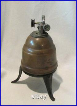 Early Unusual Spun Copper Bee Hive Toy STEAM ENGINE Motor Rare 6.5 Antique Old