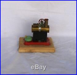 Early Vintage Horizontal Mamod Minor 1 live steam engine with Box Early version