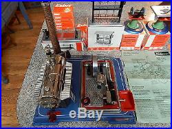 Early Wilesco D16 Steam Engine with Extras in original boxes