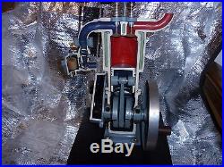Engine model art deco communist era steam engine combustion engine USSR