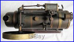 Ernst Plank Union Steam Engine Toy with Original Box&Labels Old Vtg Antique