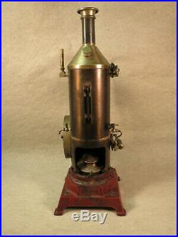 Ernst Plank upright steam engine, Cosmos model, 13 inch, lot ST-7