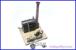 Gebrüder Bing Steam Engine Toy with Box German Steam Accessory
