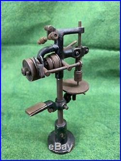 German Steam Engine Drill Press Toy Miniature Display