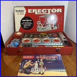 Gilbert Erector Set No. 10062 The Steam Engine Set 1958 Working Motor