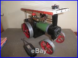 Great old original Mamod Steam Engine Tractor with Trailer