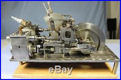 Hand Built Twin Cylinder Compact Table Model Live Toy Steam Engine