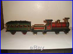 Hess penny toy steam engine and coach