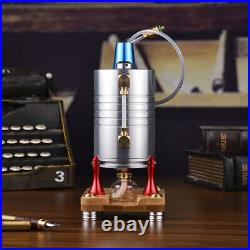 High Quality Aluminum Alloy Steam Engine Model can be started Education Toy Gift