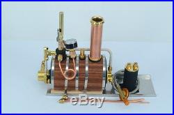 Horizontal steam boiler model with Steam whistle For Marine Steam Engine