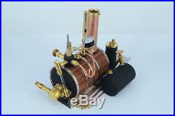 Horizontal steam boiler models with Steam whistle For Marine Steam Engine