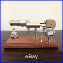 Hot Air Stirling Engine Model Electricity Generator Kids Educational Toy with LED