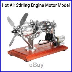 Hot Air Stirling Engine Motor Model Creative Motor Educational Power Steam Toy