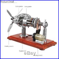 Hot Air Stirling Engine Power Steam Motor Model Creative Gift Educational Toy