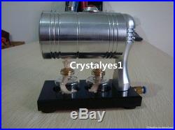 Hot Live Steam Engine Cylinder Unibody Design Education Boiler Toy DIY GL-001 C