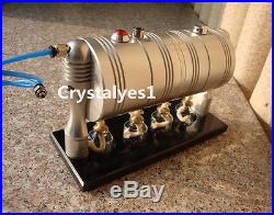 Hot Live Steam Engine Cylinder Unibody Design Model Education Toy DIY GL-002