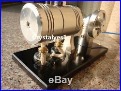 Hot Live Steam Engine Cylinder Unibody Design Model Education Toy DIY K005