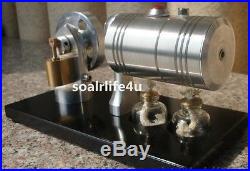 Hot Live Steam Engine Cylinder Unibody Design Teaching Boiler Toy Kit DIY JS005B