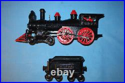 Ideal Cast Iron Wabash R. R. Steam Locomotive and Tender