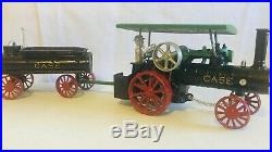 Irvins Model Shop Toy CASE Steam Engine Tractor and Water Tank