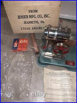 JENSEN 1930's DRY FUEL FIRED STEAM ENGINE STYLE #60, Jeannette, PA