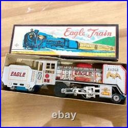 Japanese Vintage Tin Toy Steam-Locomotive C-470 Eagle Train with Box 11.6in