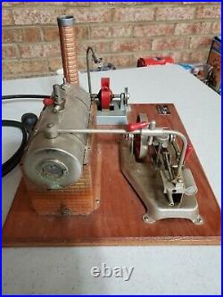 Jensen #10 steam engine model toy vintage cast iron 15 generator