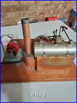Jensen #10 steam engine model toy vintage cast iron 15 generator